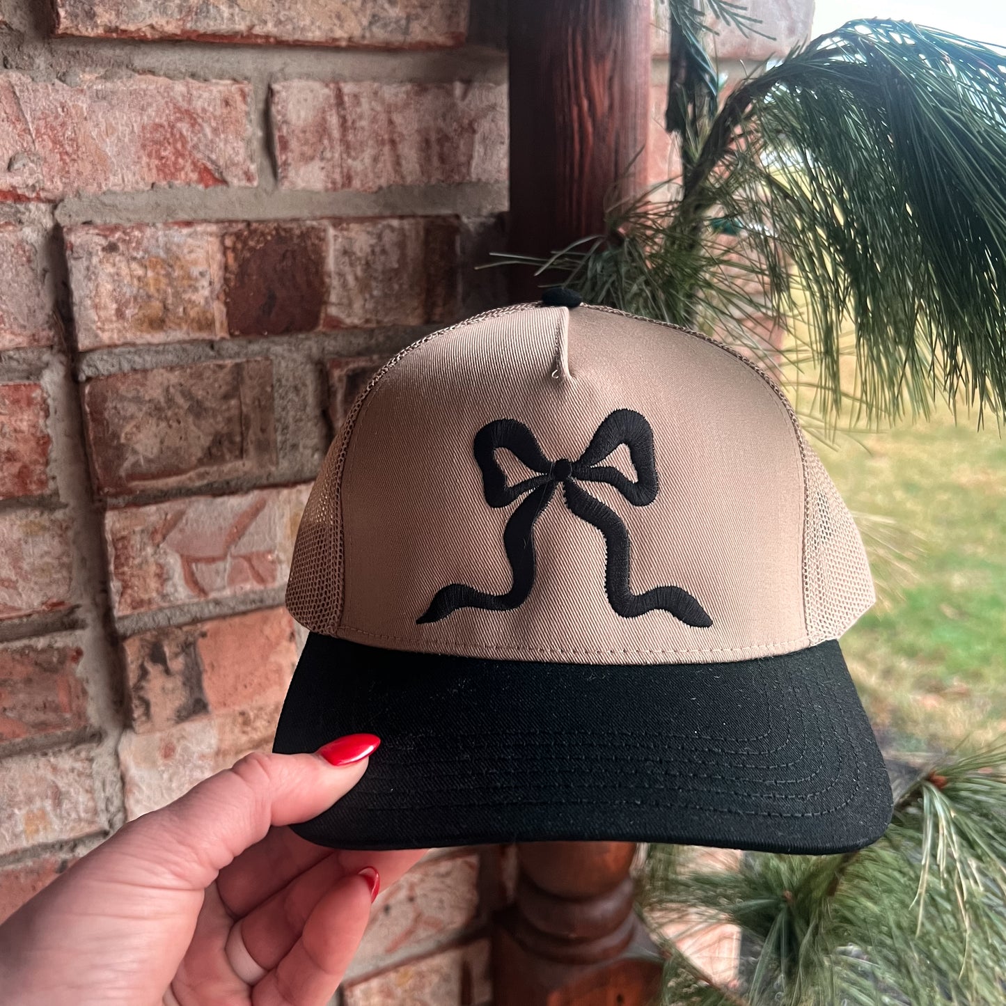 Black Bow Trucker Hat