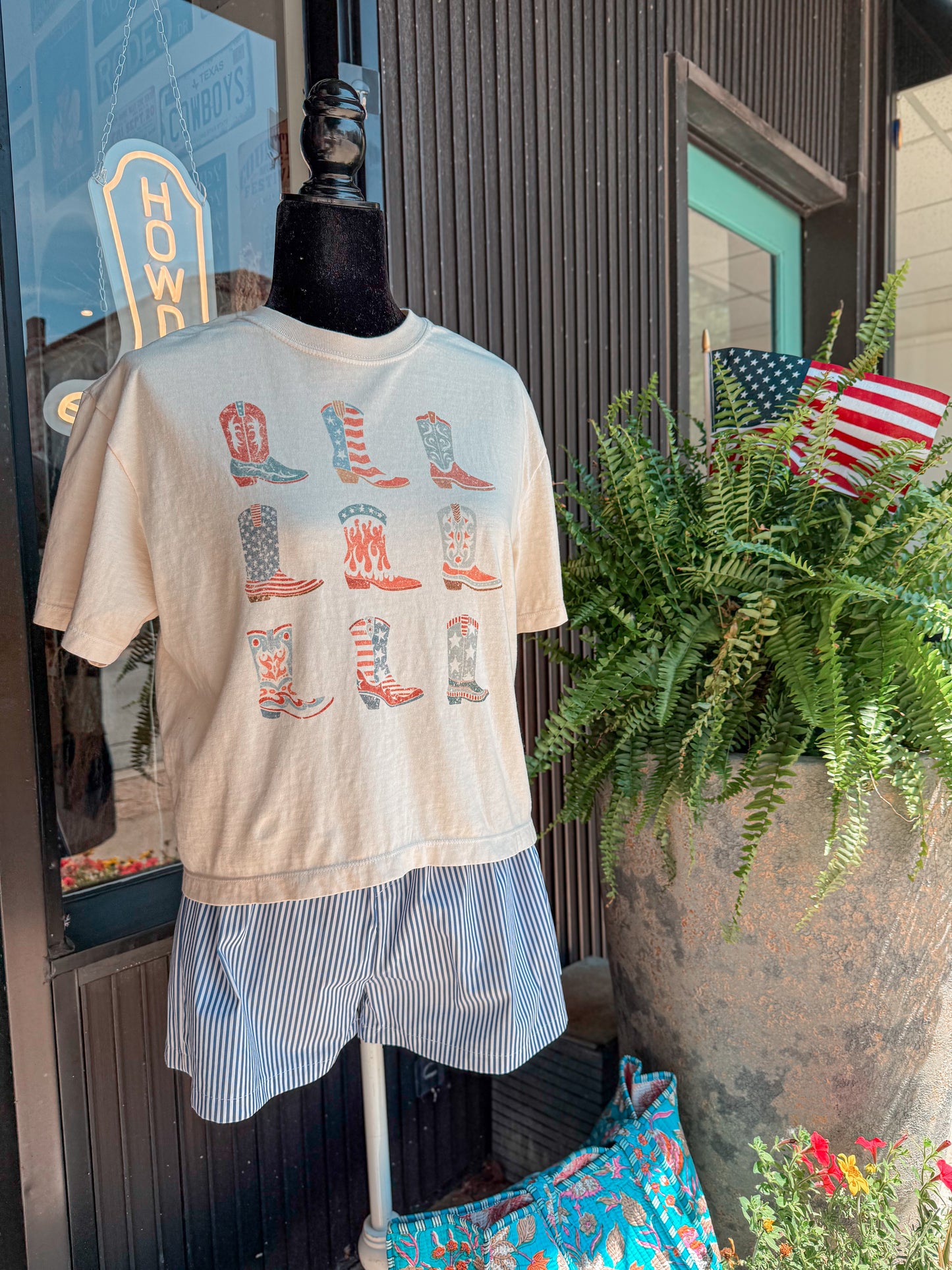 Patriotic Boots Graphic Tee