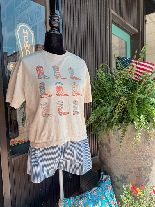 Patriotic Boots Graphic Tee