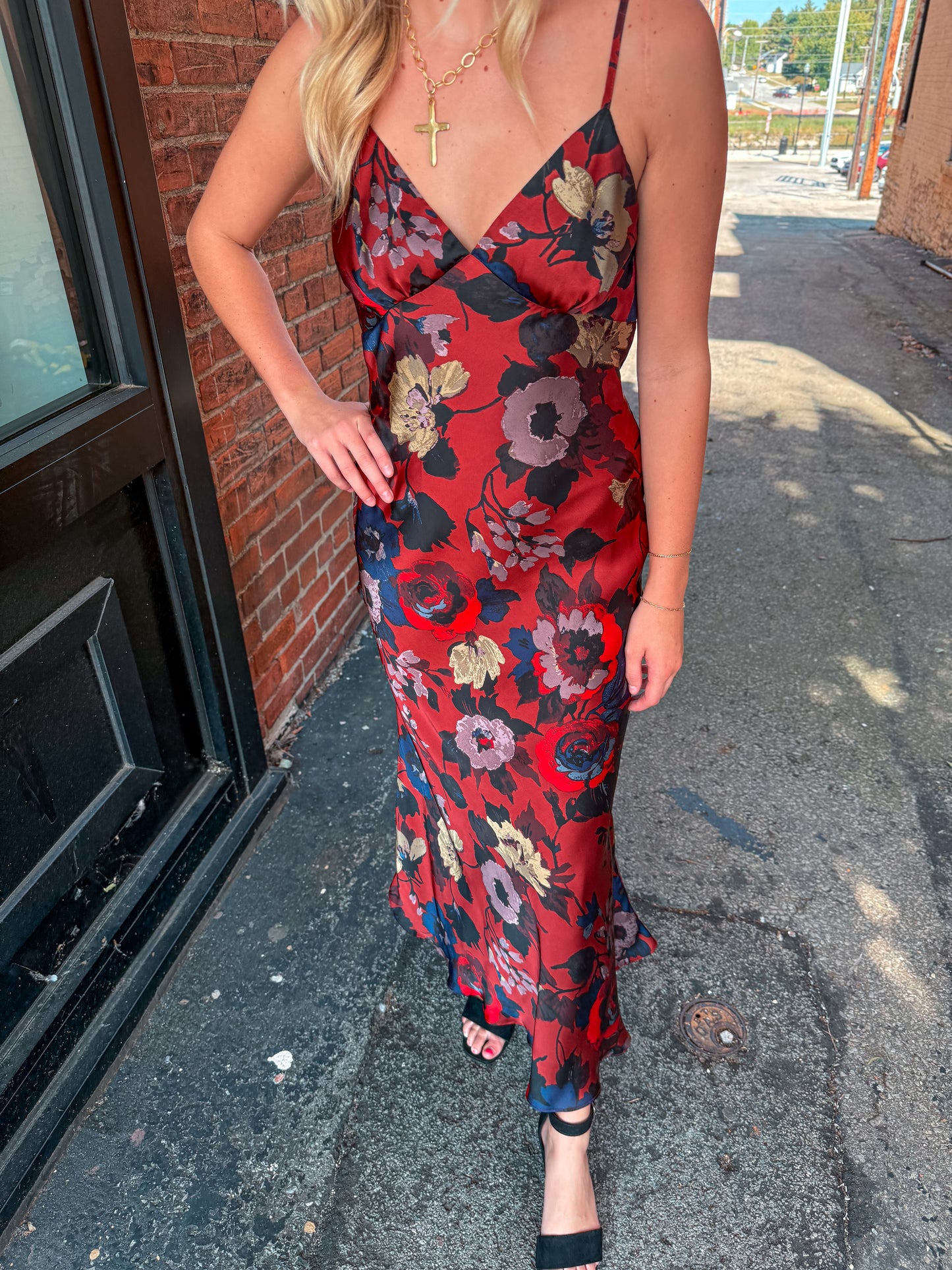 Brandy Satin Dress