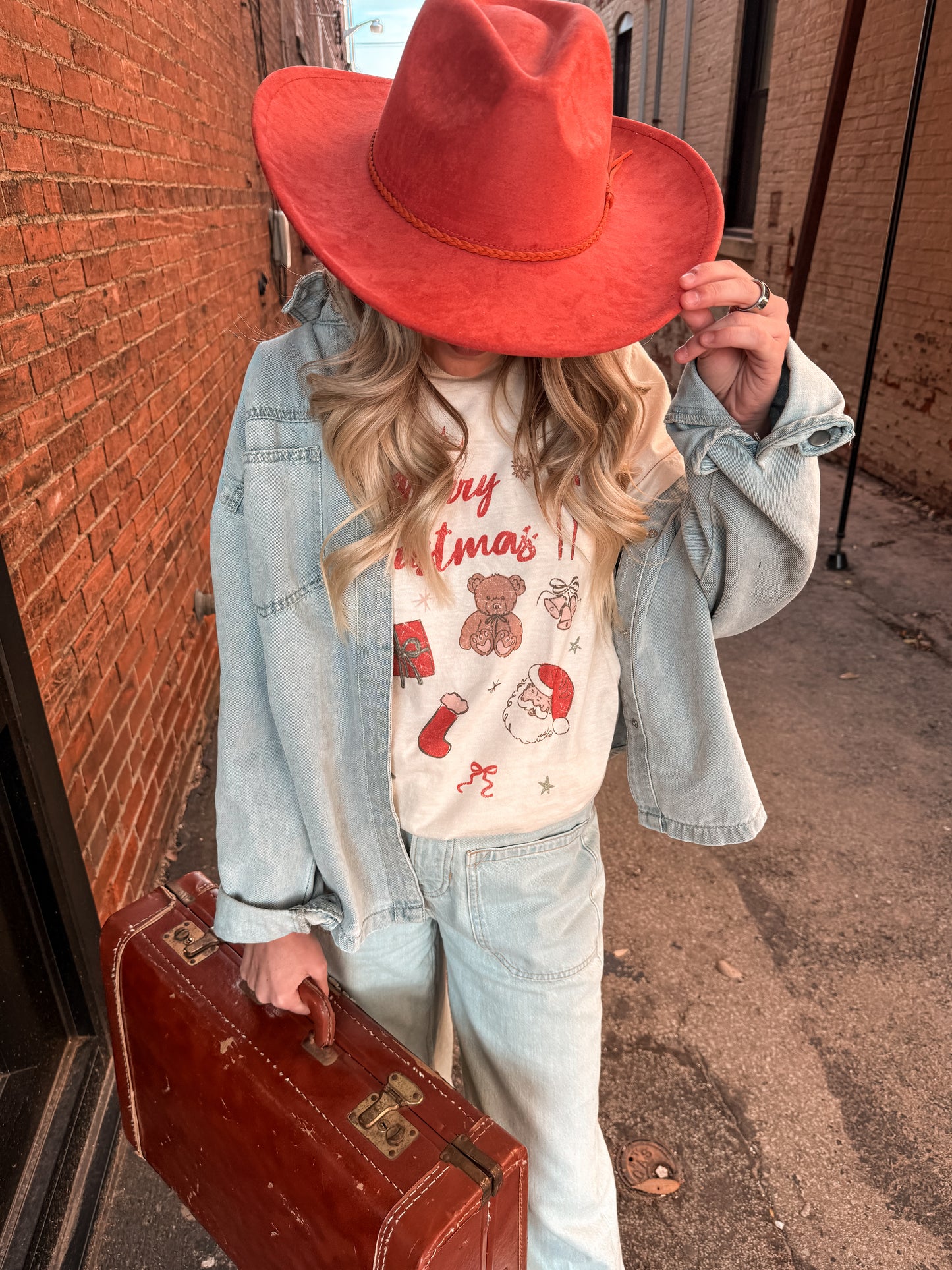 Merry Christmas Doodle Graphic Tee