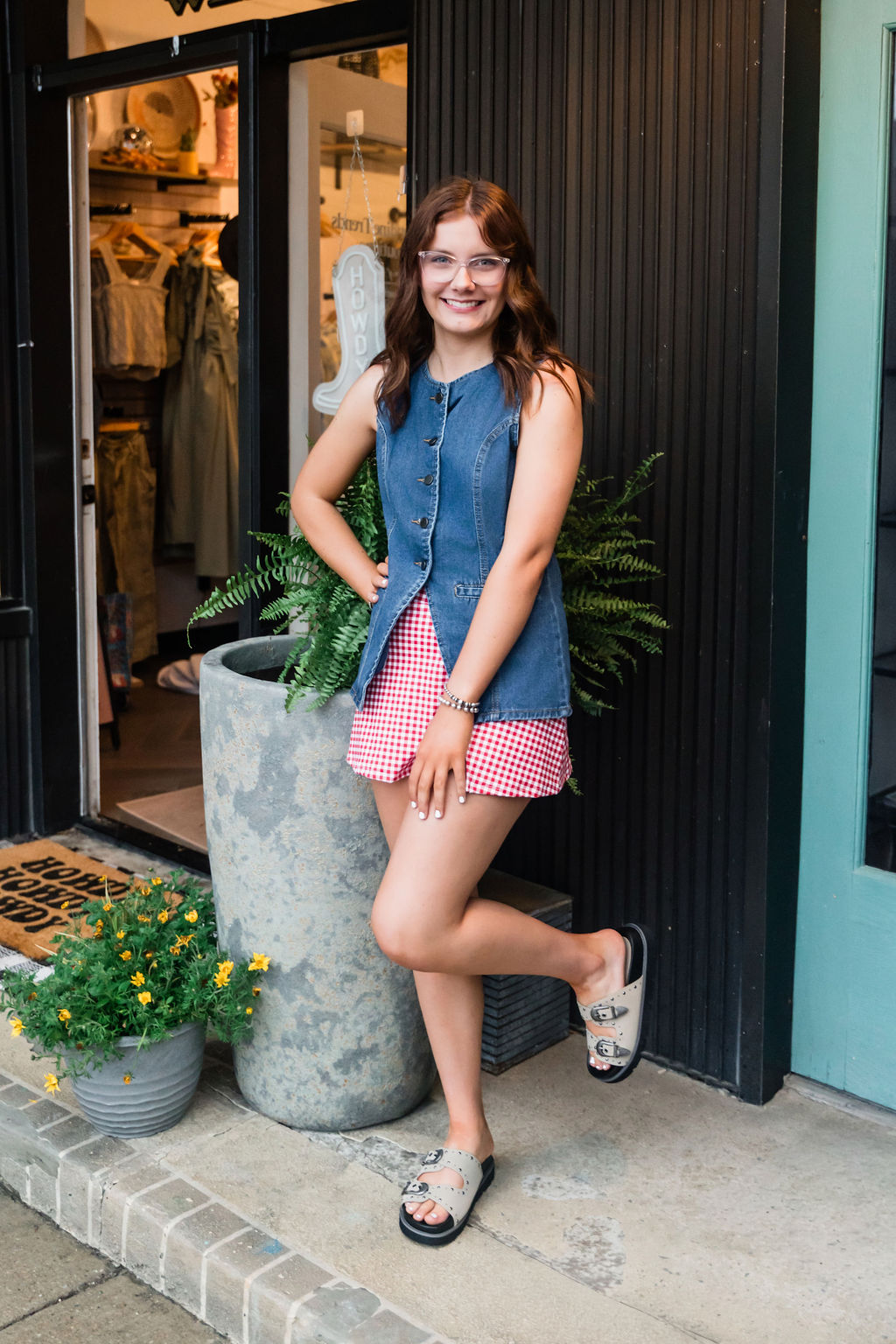 Picnic Perfect Gingham Skort