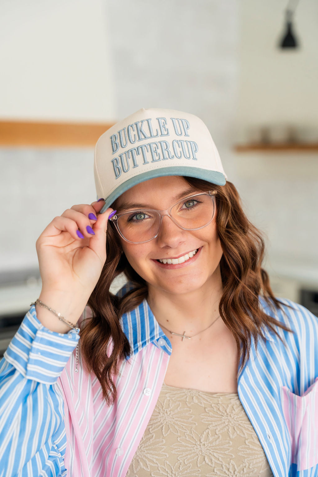 Buckle up Buttercup Trucker Hat