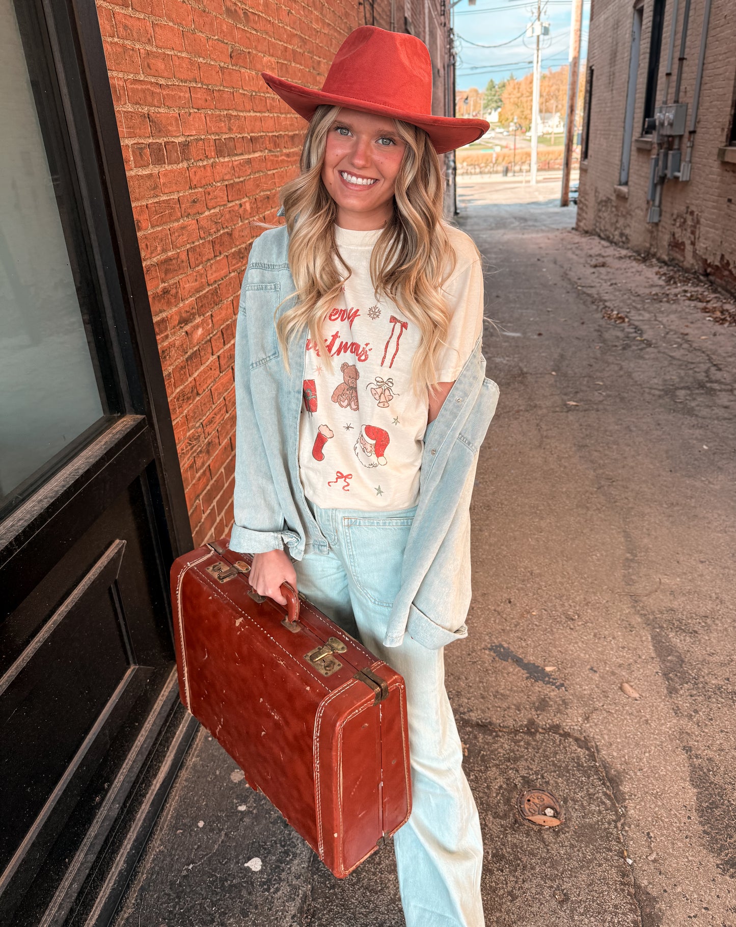 Merry Christmas Doodle Graphic Tee