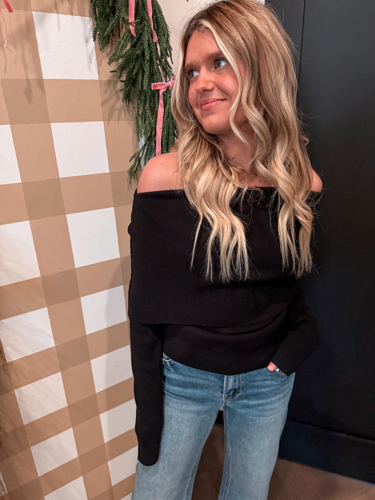 Kristen Off the Shoulder Sweater