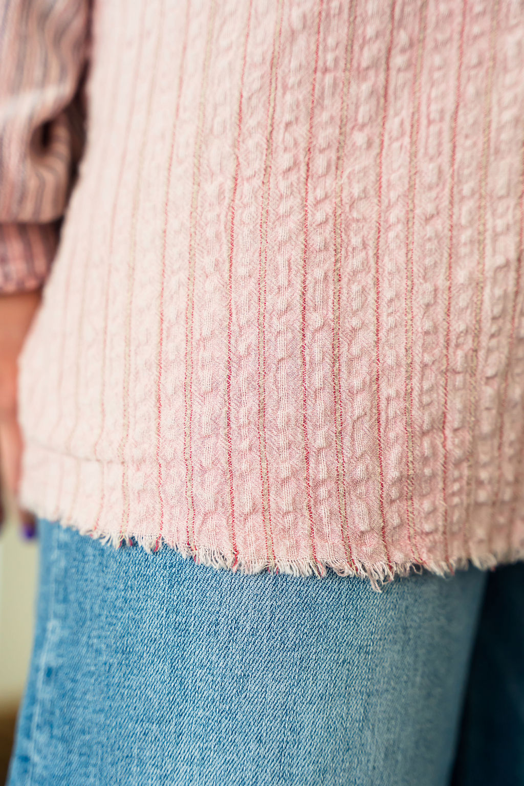 Spring Stripe Button Down