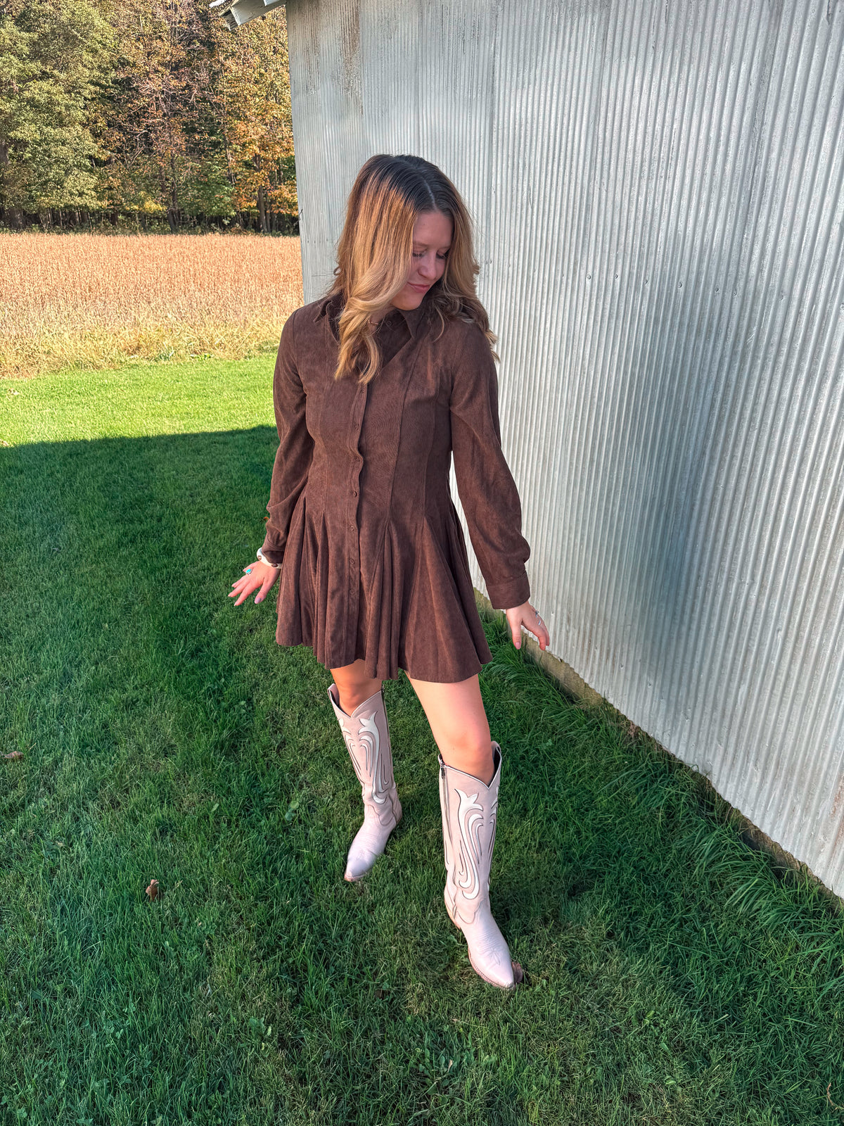Corduroy Dress