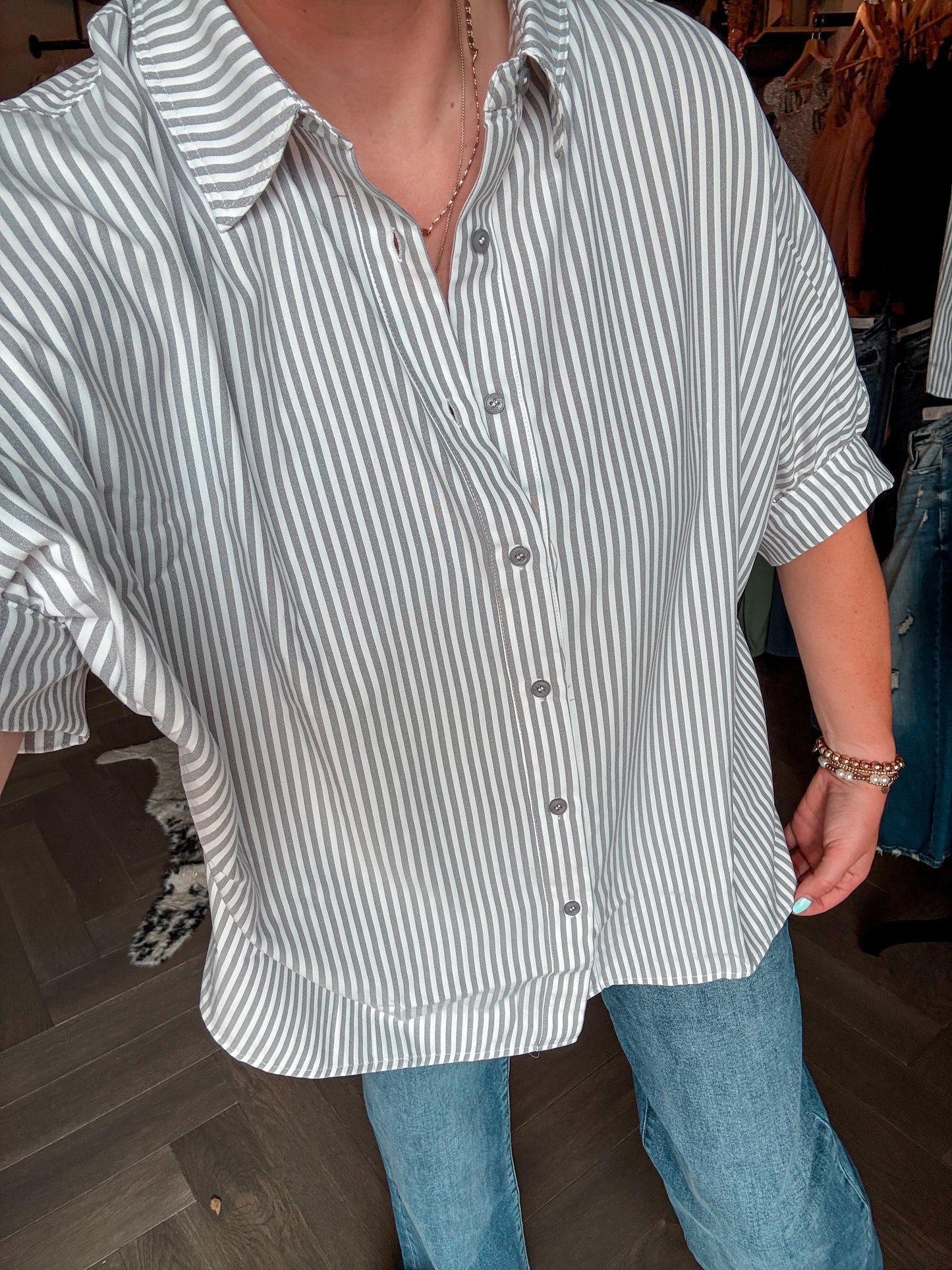 Stevie Stripe Blouse