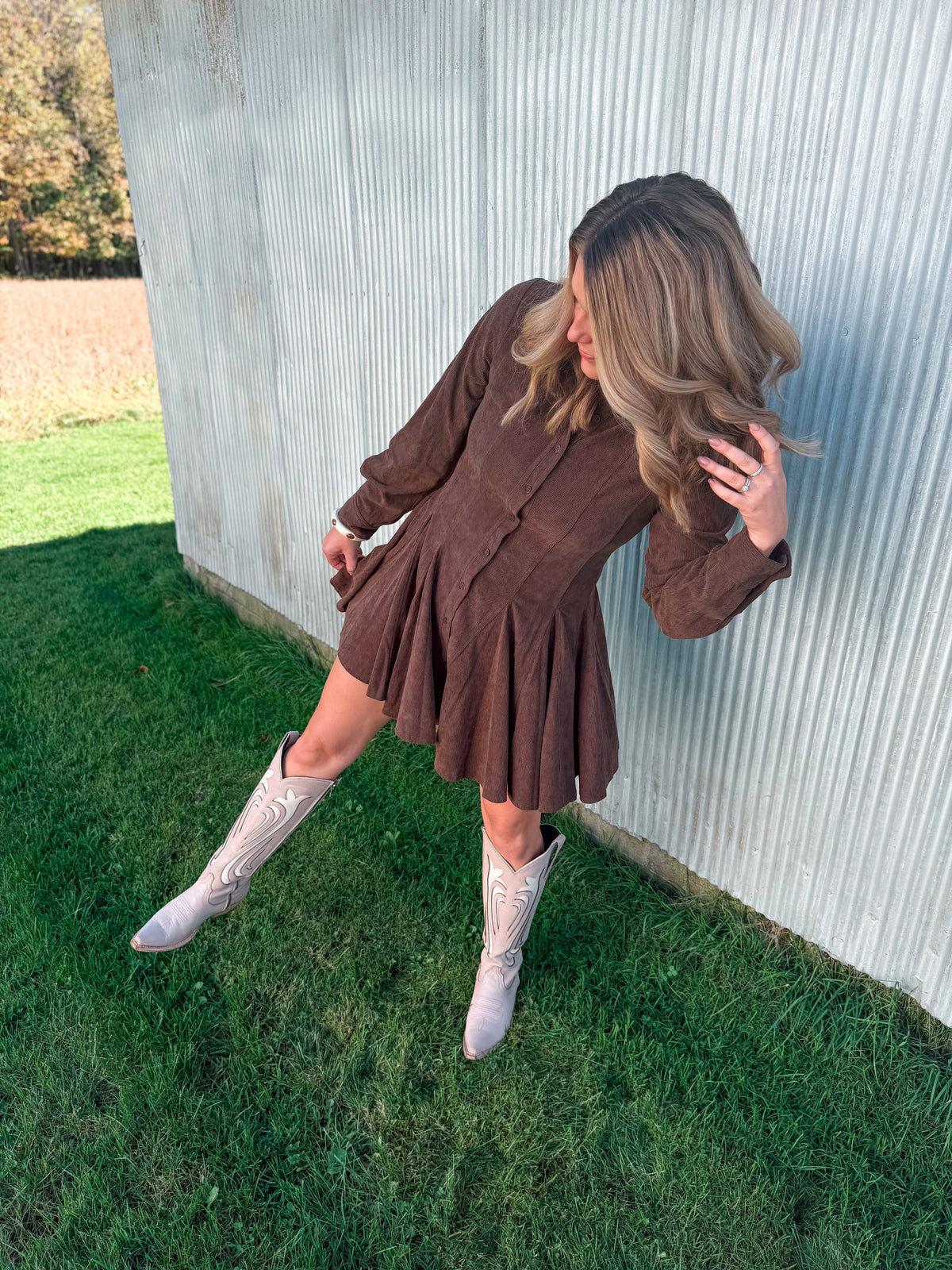 Corduroy Dress