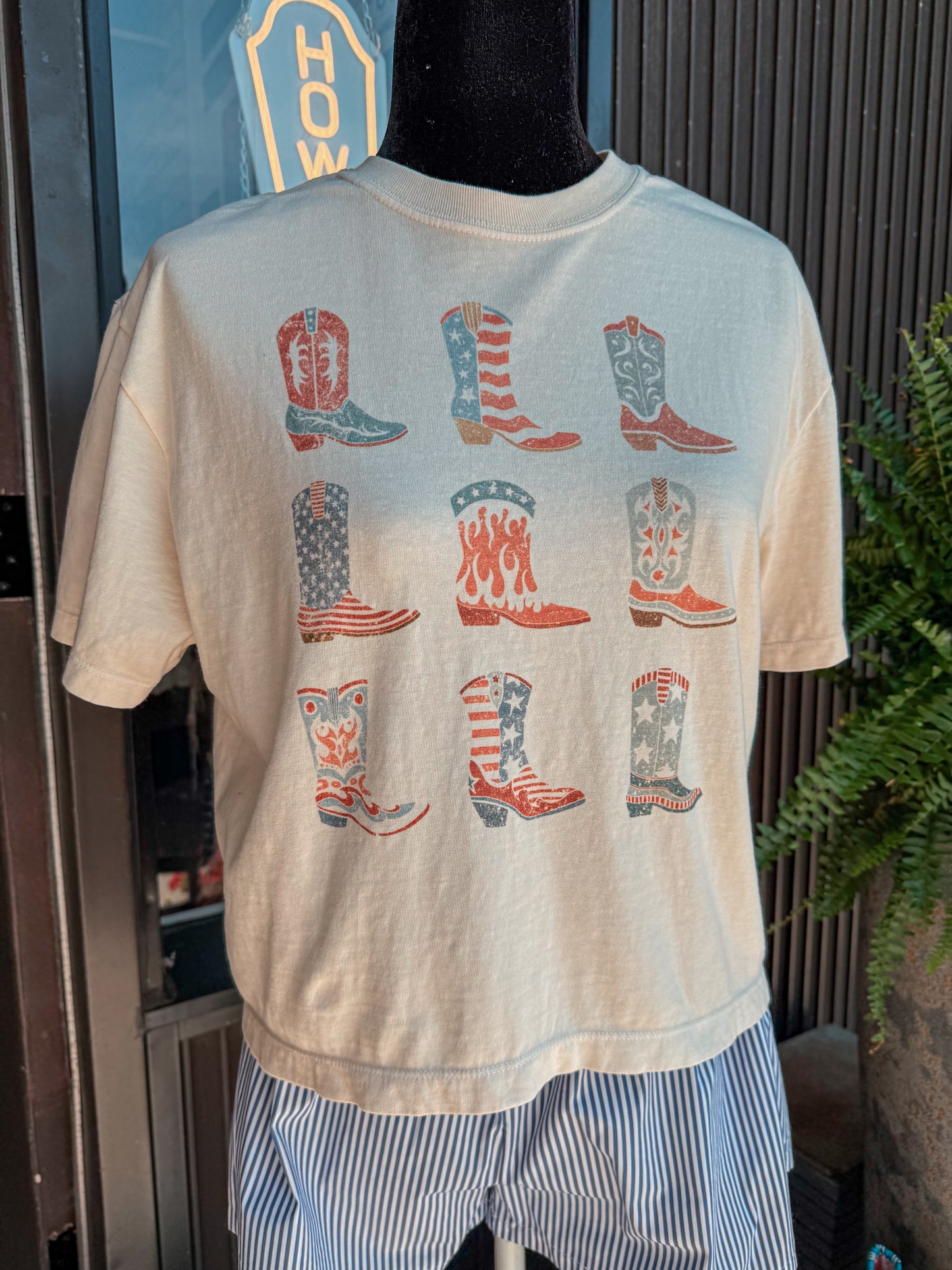 Patriotic Boots Graphic Tee