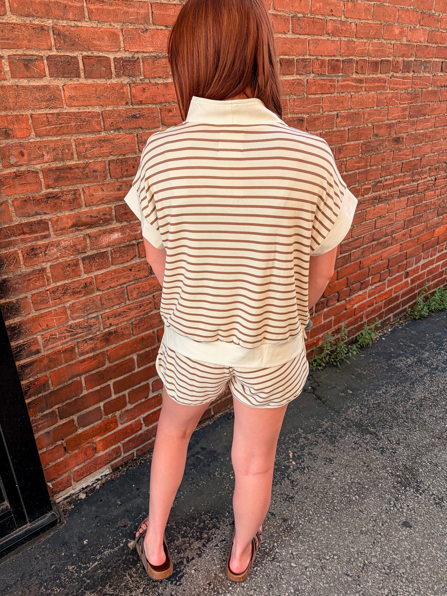 Mocha Stripe Set