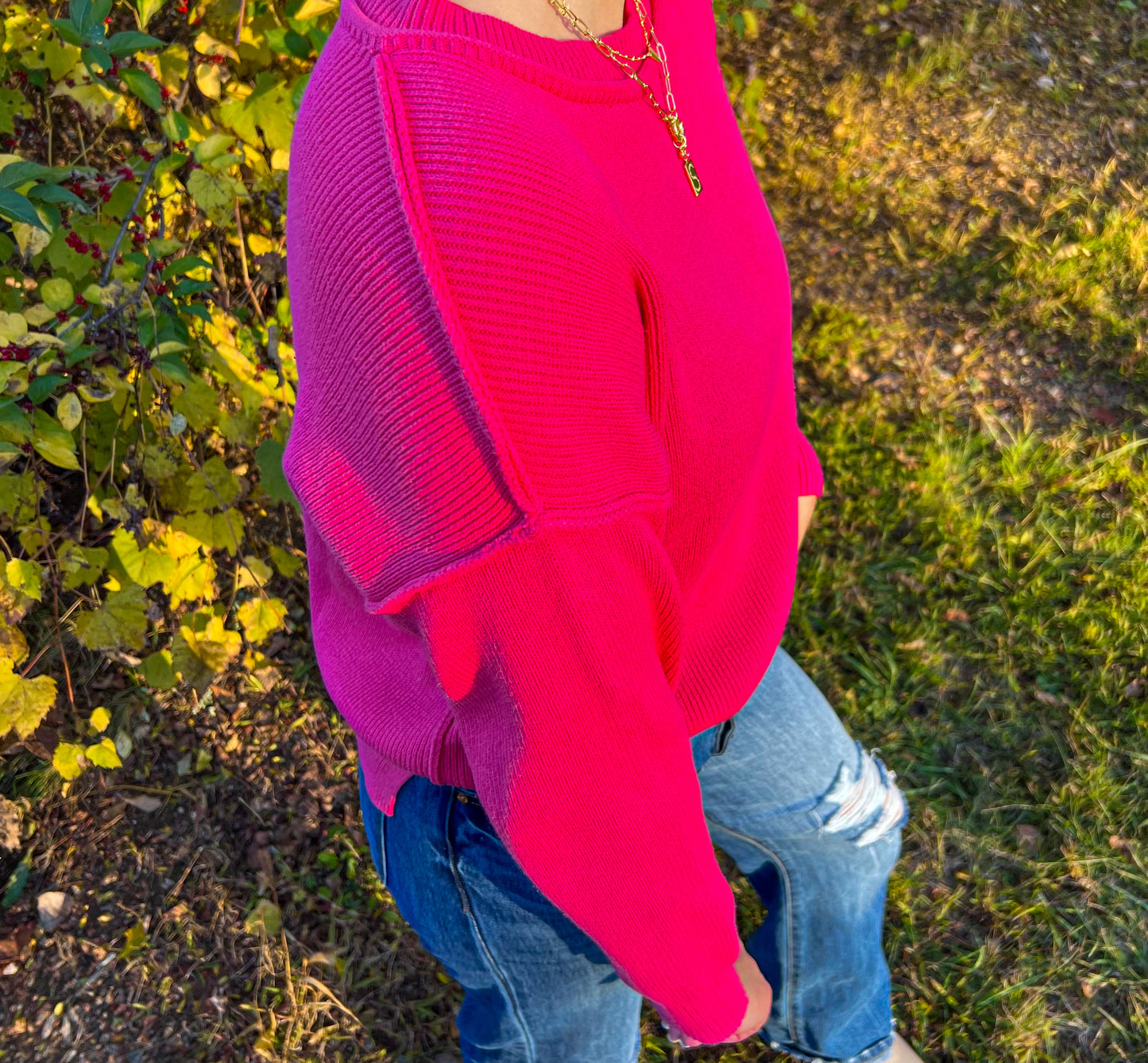 Tracey Pink Sweater