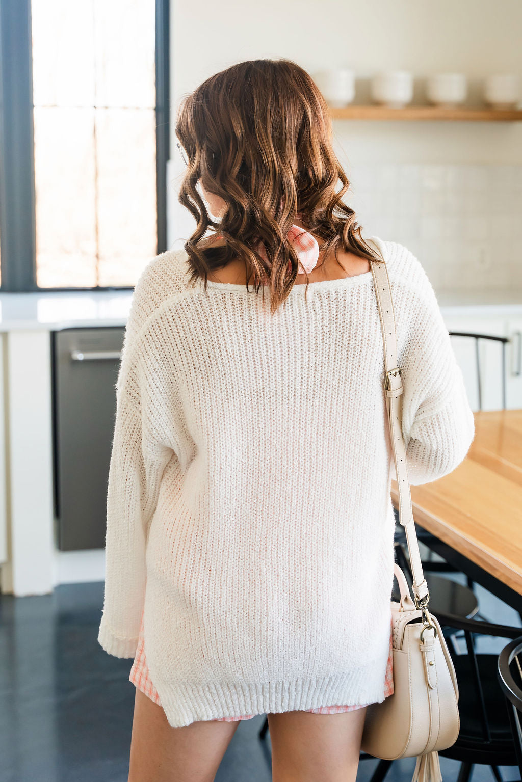 Ivory Loose Fit Sweater