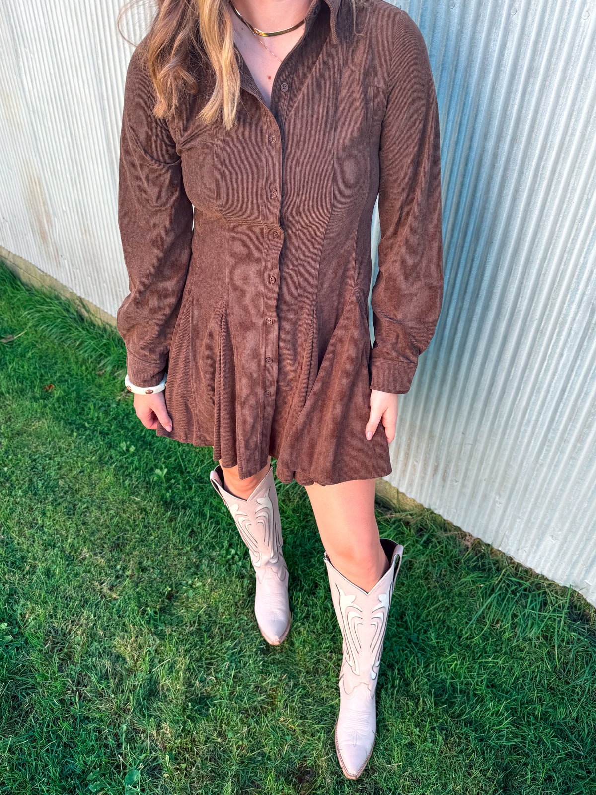 Corduroy Dress