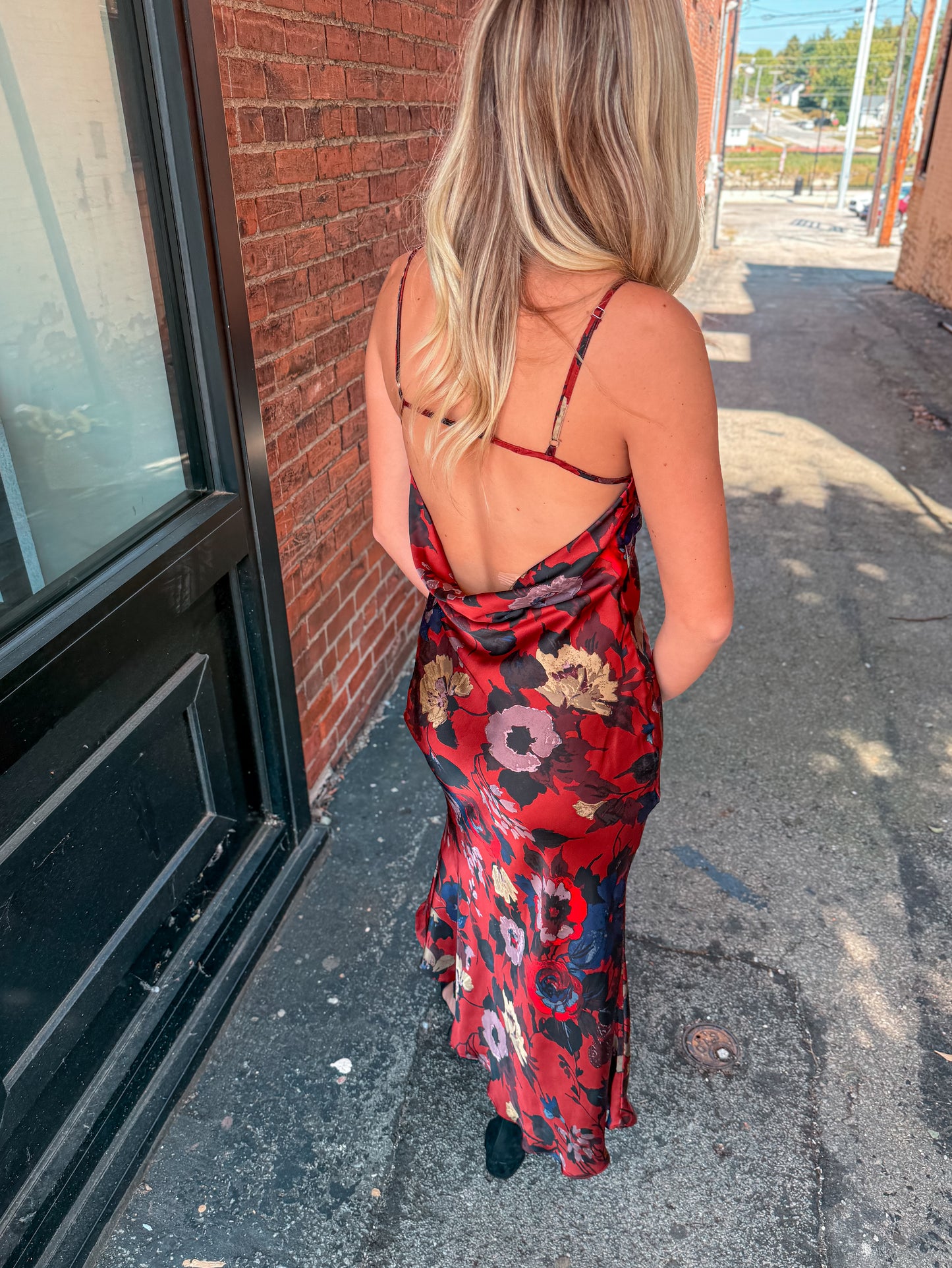 Brandy Satin Dress