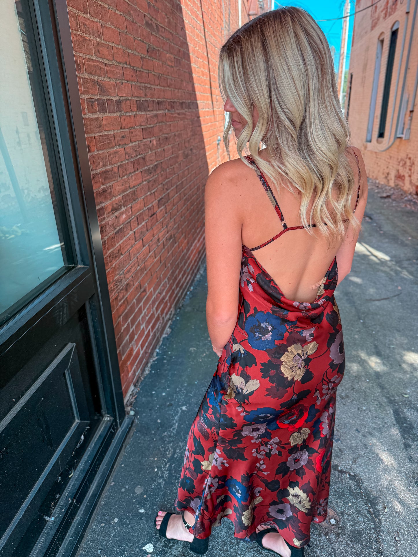 Brandy Satin Dress