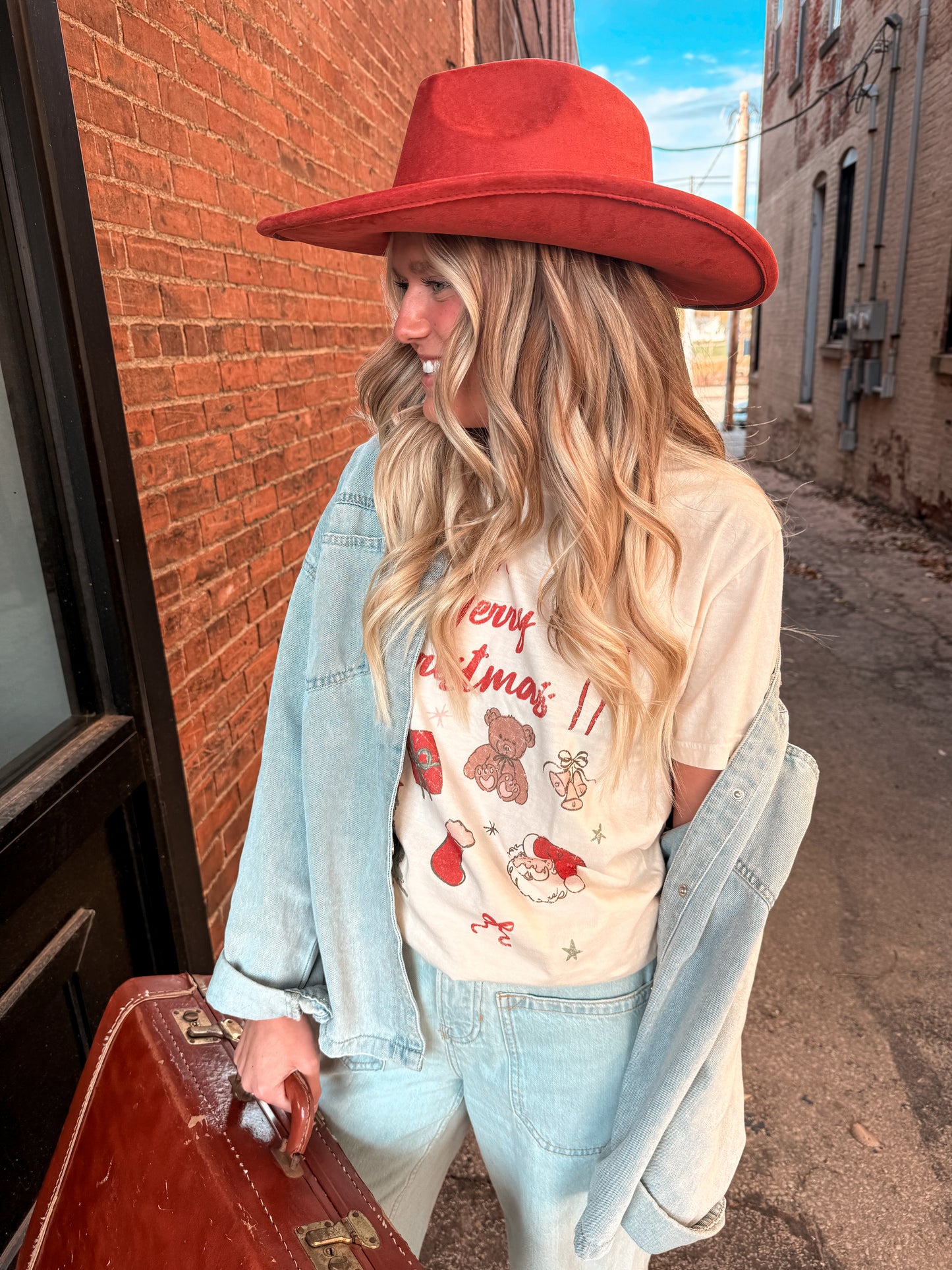 Merry Christmas Doodle Graphic Tee