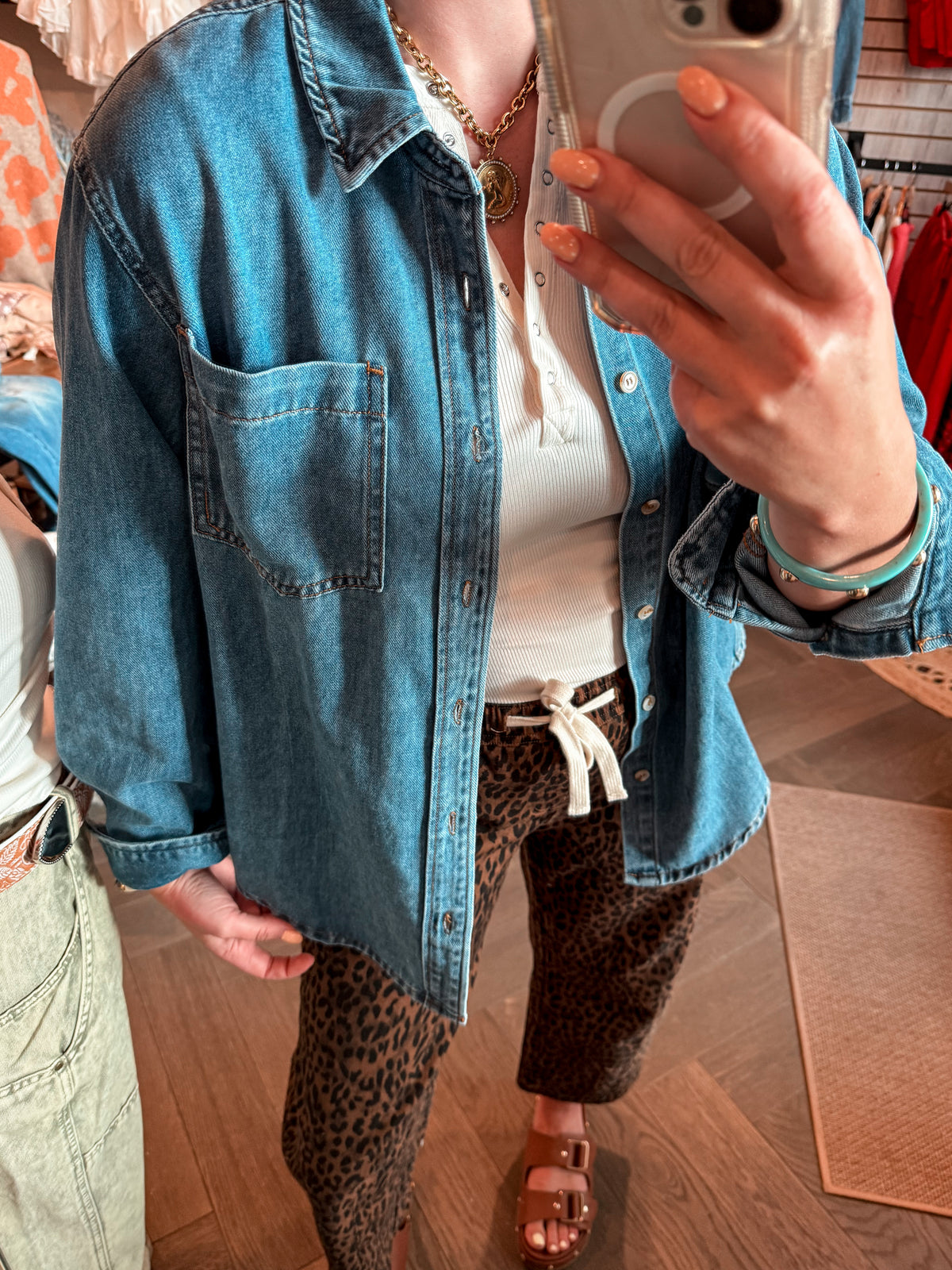 Denim Days Button Down