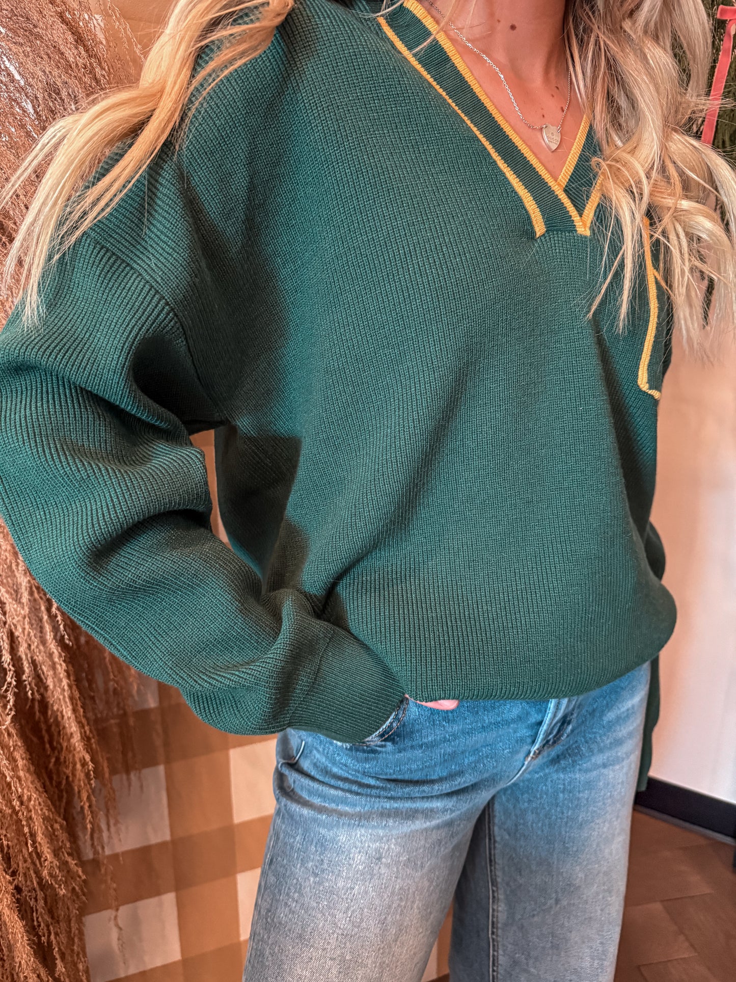 Forest Green Pullover