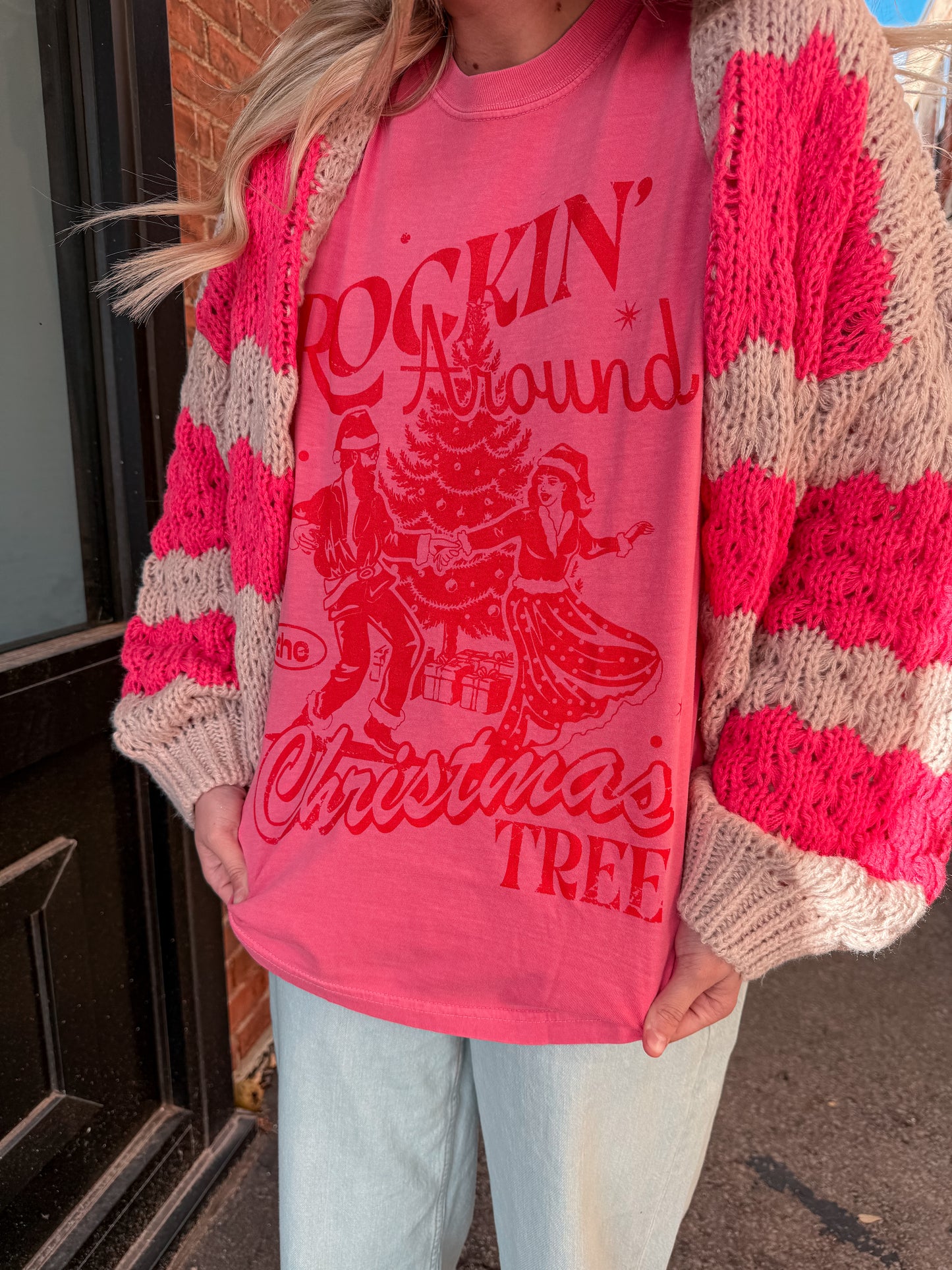 Rocking Around the Christmas Tree Graphic Tee