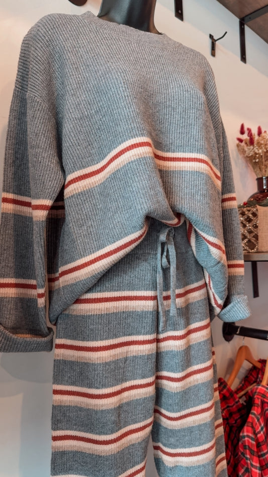 Stripe Knit Set