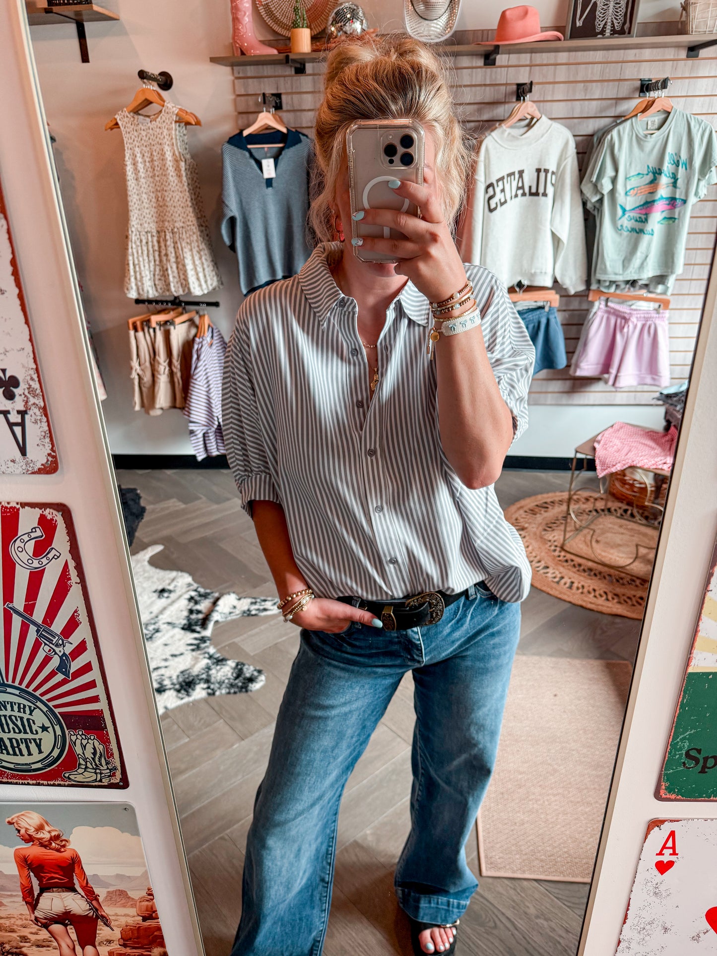 Stevie Stripe Blouse