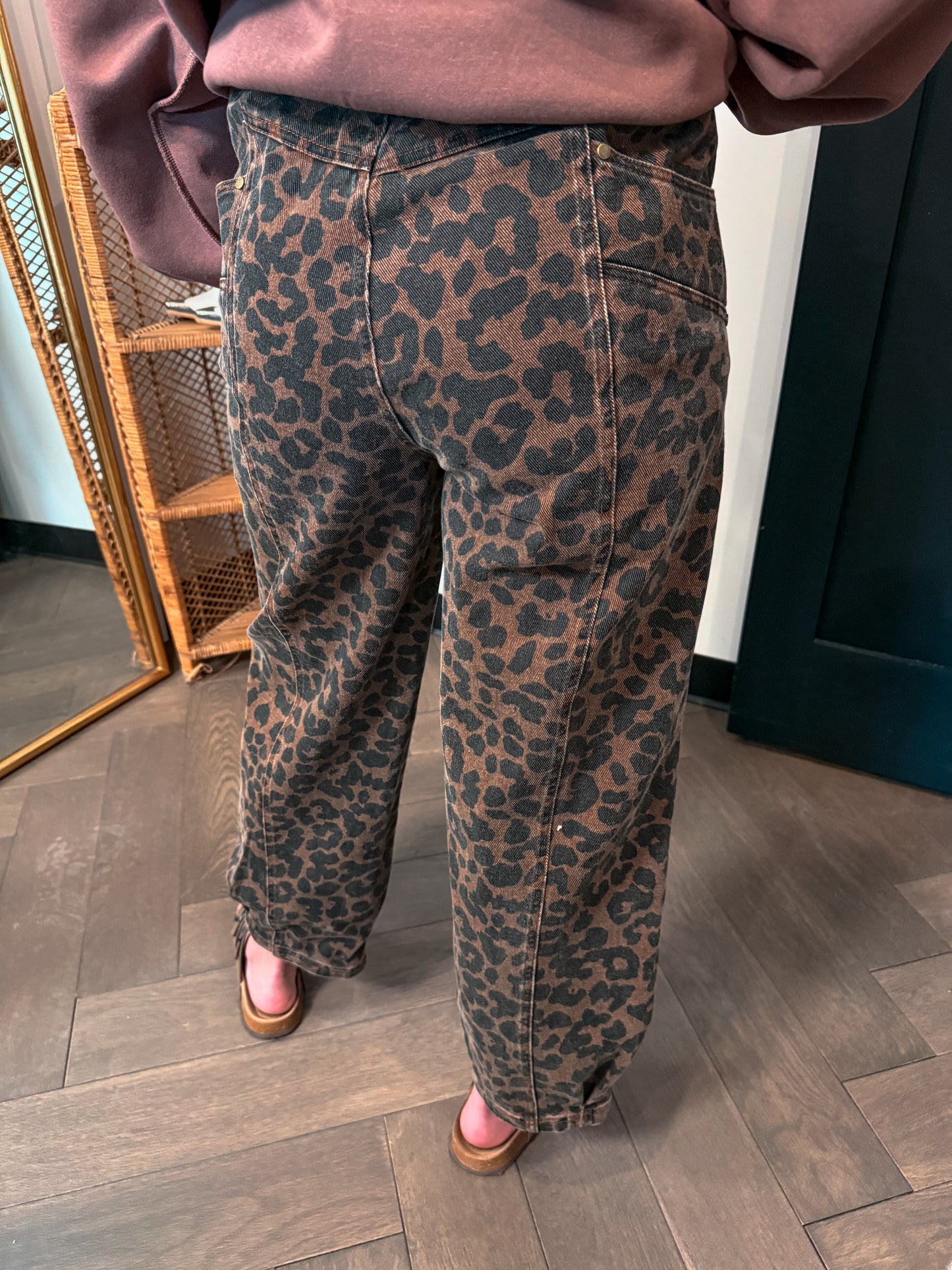 Cheetah Girl Barrel Pants