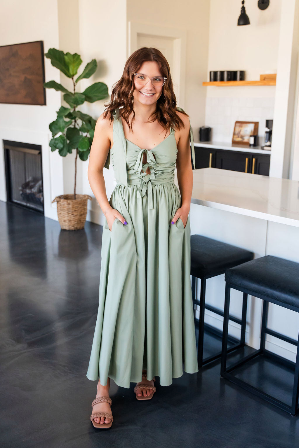 Lucky Lady Midi Dress